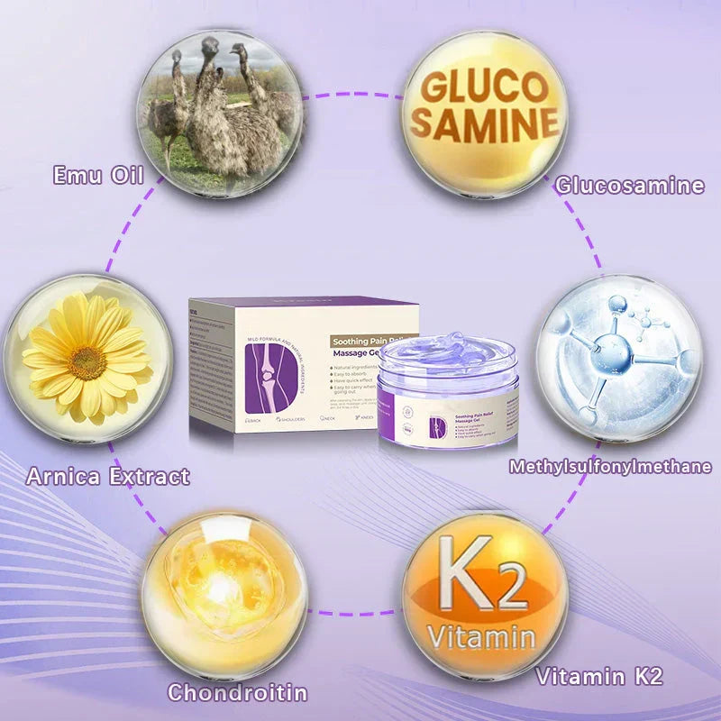 Mayo Clinic recommends👨‍⚕️: Turmeric & Emu Oil Arthritis Soothing Pain Relief Massage Gel